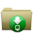 Brown Folder Download Icon